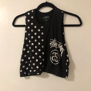 Like New Stussy Crop Tank